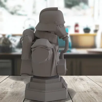 Bust nhân vật thành viên Umbrella Corps trong Resident Evil