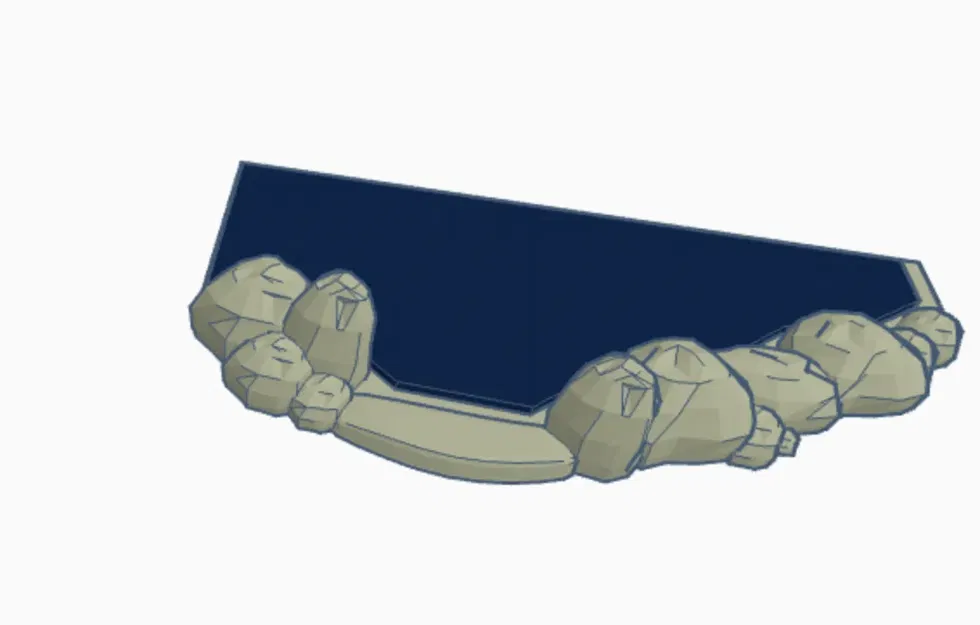 Mô hình bồn tắm Onsen với nước in riêng biệt - Image 1