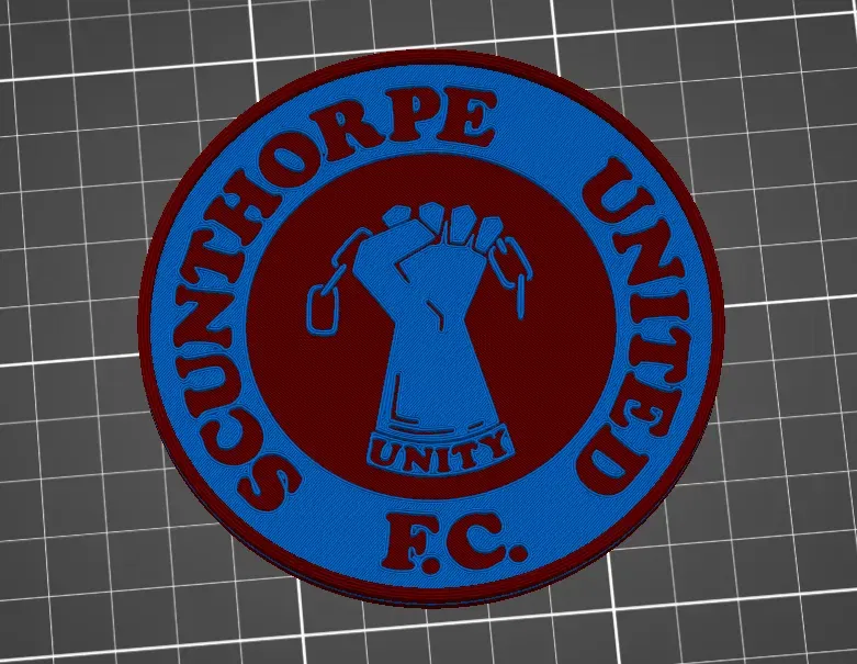 Đế lót ly Scunthorpe United với biểu tượng Unity - Image 2