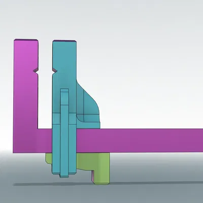 Kẹp kẹp nhẹ sử dụng lực bóp để siết chặt