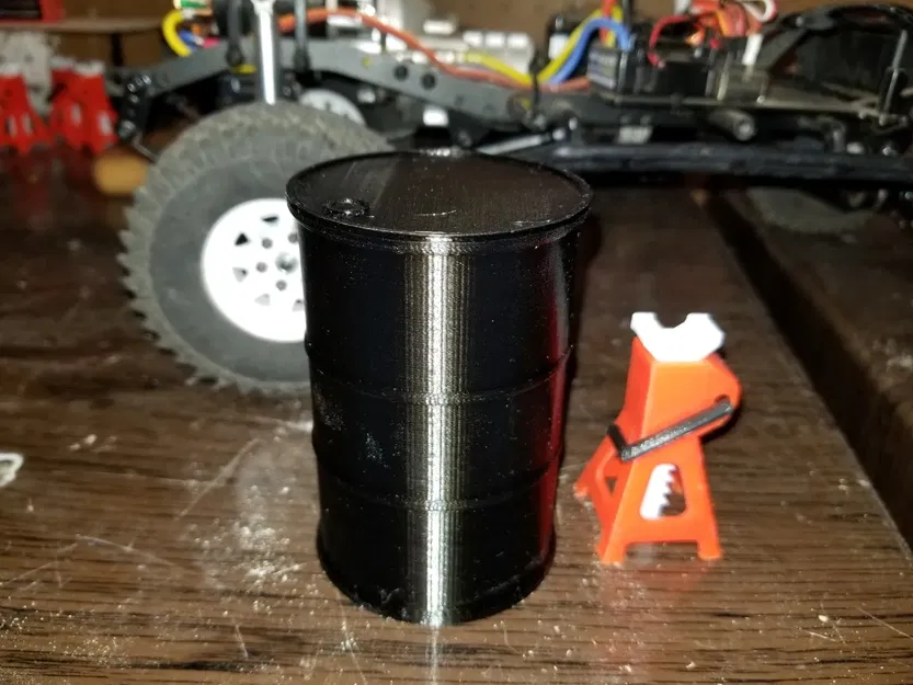 Thùng thép 55 gallon cho garage tỉ lệ 1/10 - Image 2