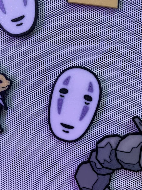 Móc khóa và nam châm No-Face từ phim Sen và Chihiro trong thế giới... - Image 2