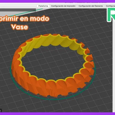 Giá đỡ bút màu in theo kiểu bình hoa