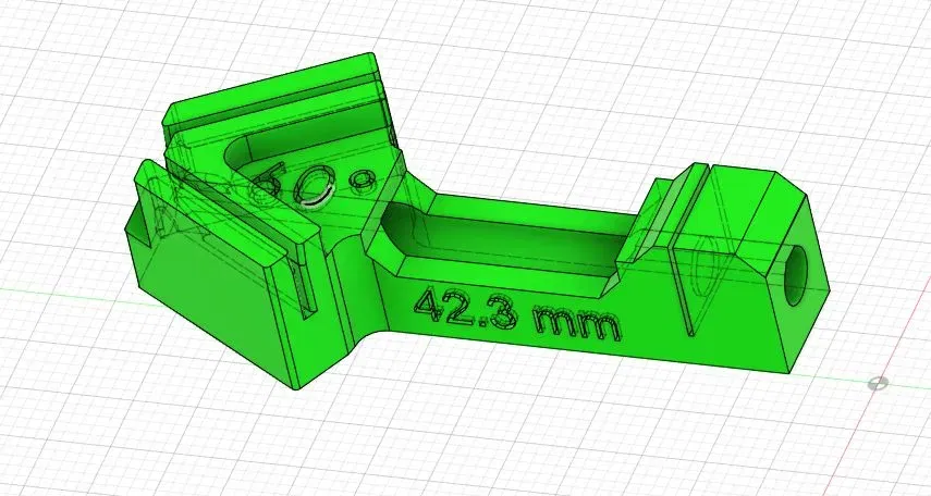Giá đỡ cắt PTFE 60° cho máy in MK3S+ - Image 1