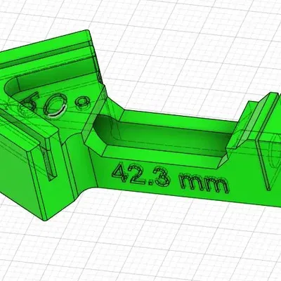 Giá đỡ cắt PTFE 60° cho máy in MK3S+