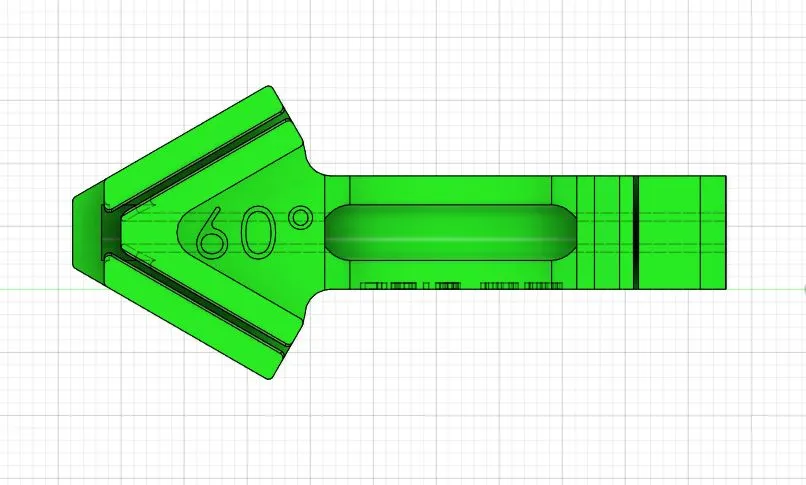 Giá đỡ cắt PTFE 60° cho máy in MK3S+ - Image 2