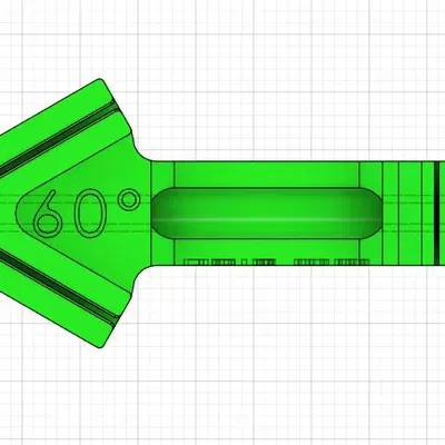 Giá đỡ cắt PTFE 60° cho máy in MK3S+