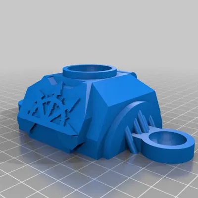 Kỵ sĩ Lucius Abominant theo phong cách Warhammer 40k