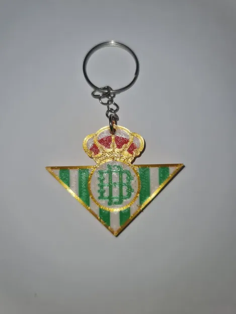 Móc chìa khóa Real Betis với thiết kế hoàn hảo - Image 1