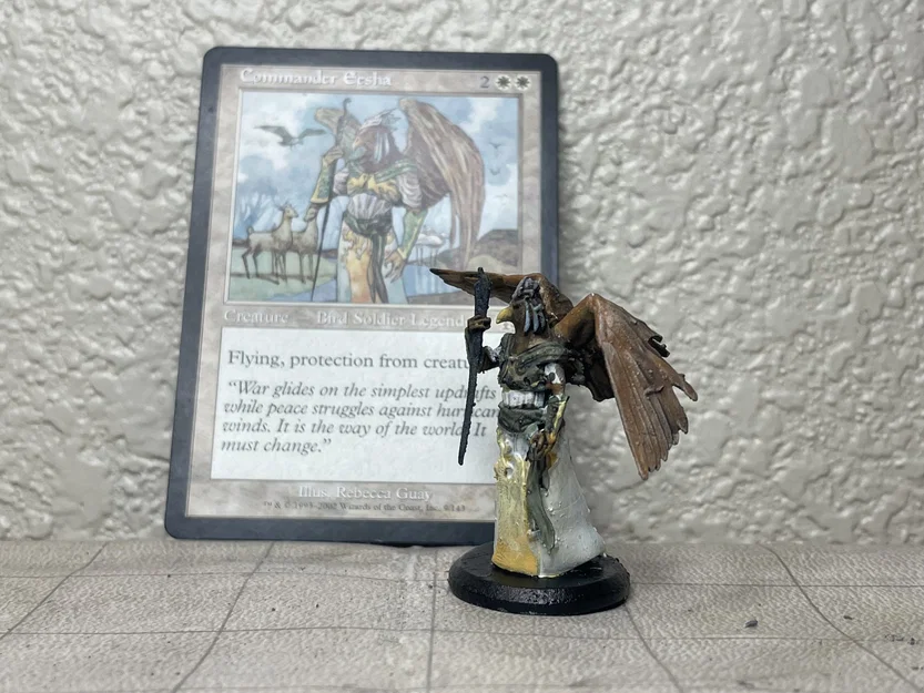 Mô hình nhân vật chỉ huy Eesha mini 28mm - Image 1