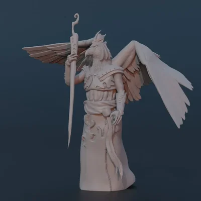 Mô hình nhân vật chỉ huy Eesha mini 28mm