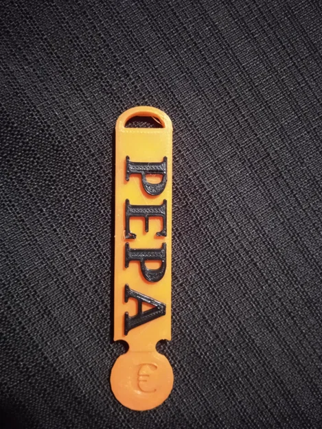 Móc khóa hình xe hơi Pepa in từ Tinkercad - Image 1