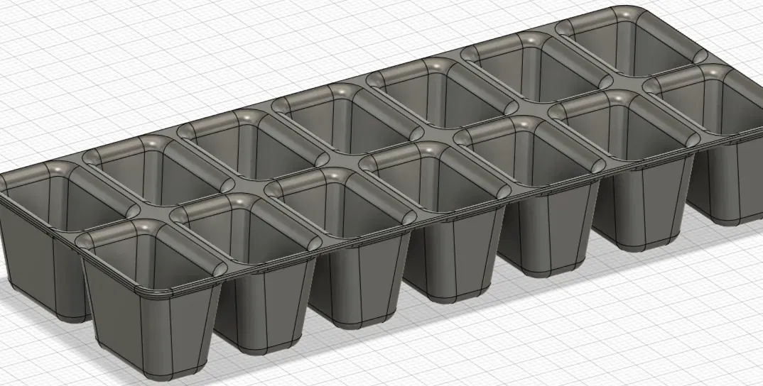 Khay đá hình khối đơn giản không cần hỗ trợ - Image 1