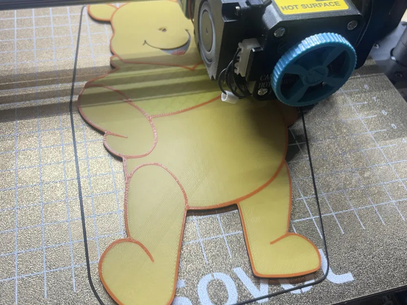 Winnie The Pooh 2D nhiều màu sắc với độ cao lớp khác nhau - Image 3