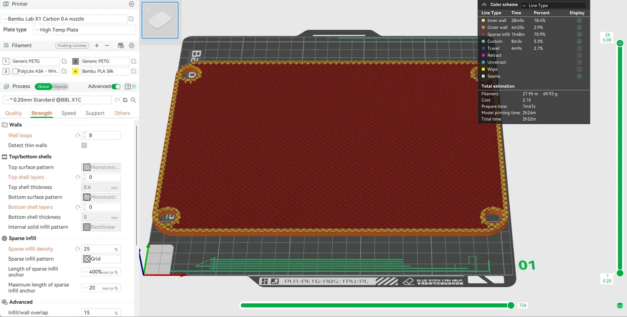 Giá đỡ trên cho máy sấy filament FIXDRY NT1 - Image 3