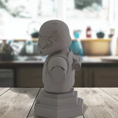 Tượng bán thân Storm Trooper trong bộ sưu tập tùy chỉnh