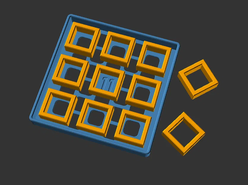 Mô hình xếp hình Fit Eleven trong hộp không lồi ra ngoài - Image 1