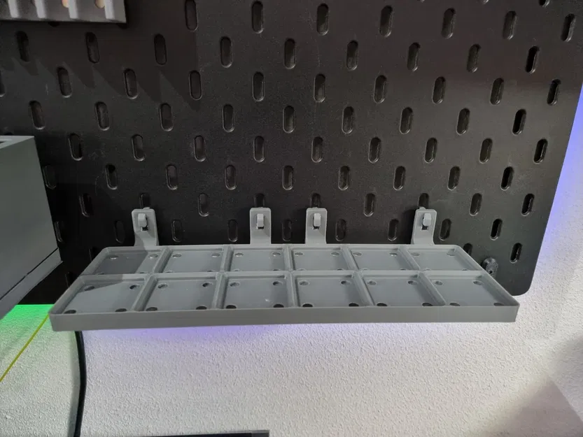 Giá đỡ gridfinity cho skadis với móc đa năng - Image 1