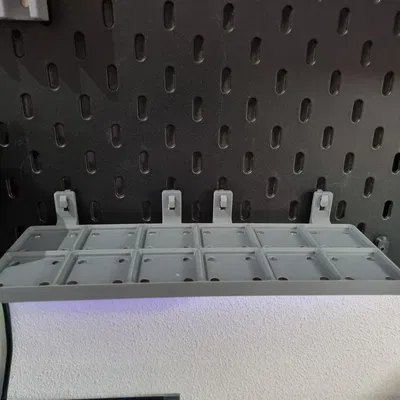 Giá đỡ gridfinity cho skadis với móc đa năng