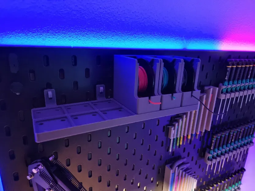 Giá đỡ gridfinity cho skadis với móc đa năng - Image 2