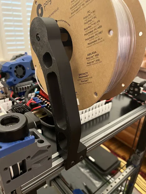 Giá đỡ cuộn filament Voron lắp trên máy in 3D - Image 1