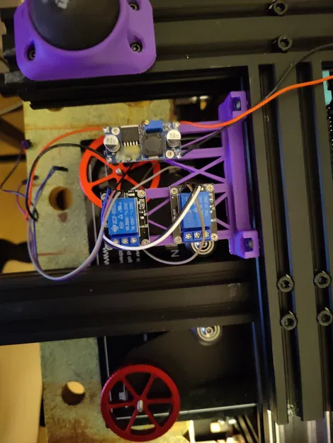 Giá đỡ cho hai Relais và một Bộ chuyển đổi DC DC - Image 1