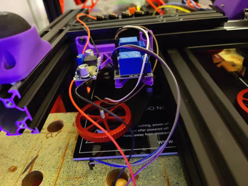 Giá đỡ cho hai Relais và một Bộ chuyển đổi DC DC - Image 2