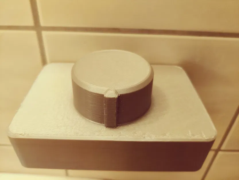 Đĩa xà phòng treo tường với lỗ thoát nước - Image 2