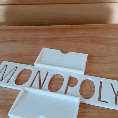 Giá đỡ thẻ cơ hội và cộng đồng trong trò chơi Monopoly