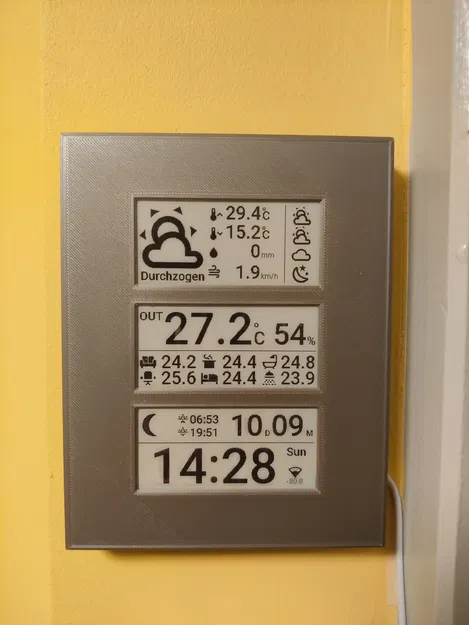 Trạm thời tiết WeAct với màn hình E-Paper 2.9" và ESP32 - Image 1