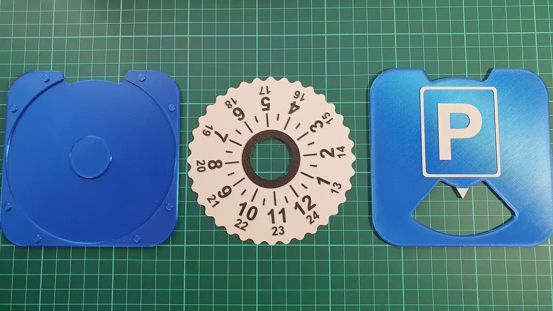Đĩa/đồng hồ đỗ xe đơn giản sử dụng tại Liên minh Châu Âu - Image 1