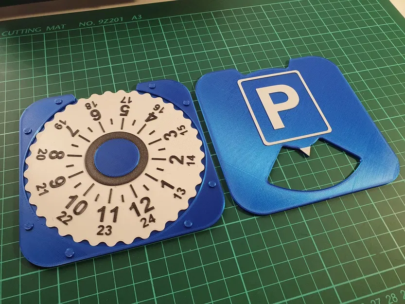 Đĩa/đồng hồ đỗ xe đơn giản sử dụng tại Liên minh Châu Âu - Image 2