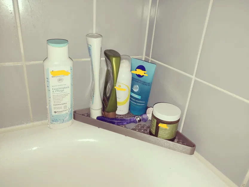 Giá đỡ xà phòng góc bồn tắm chống trượt - Image 1