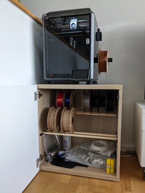 Giá đỡ cuộn filament cho Ikea Bestå 2023 - Image 1