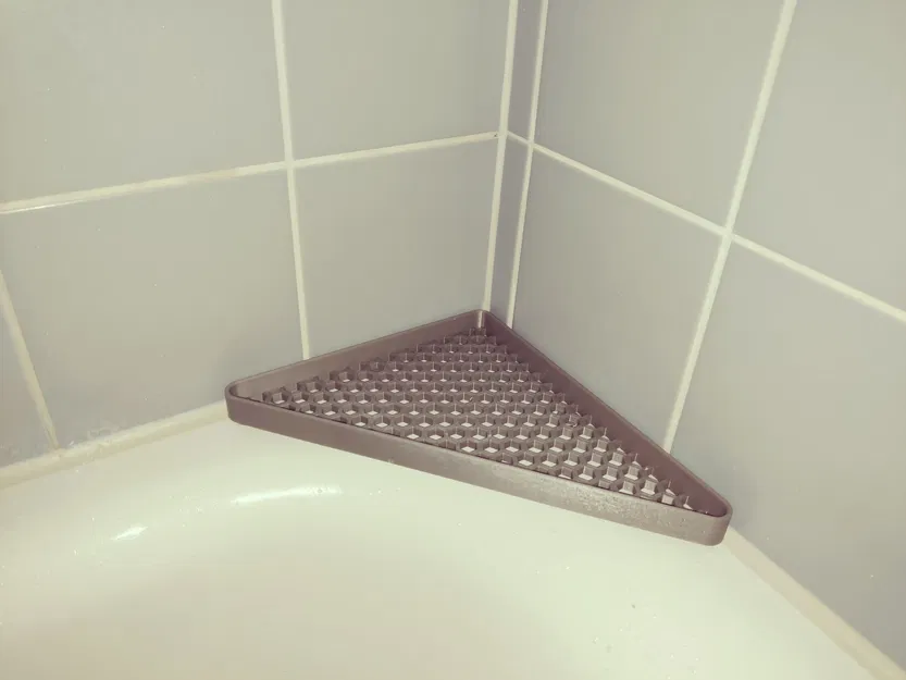 Giá đỡ xà phòng góc bồn tắm chống trượt - Image 3