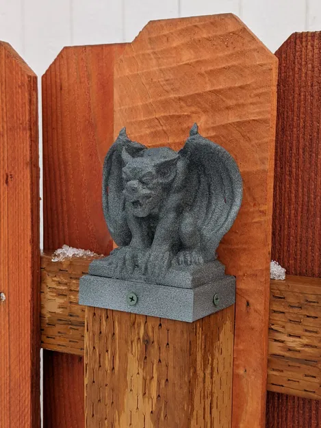 Các đầu cột hàng rào hình quái vật gargoyle - Image 2