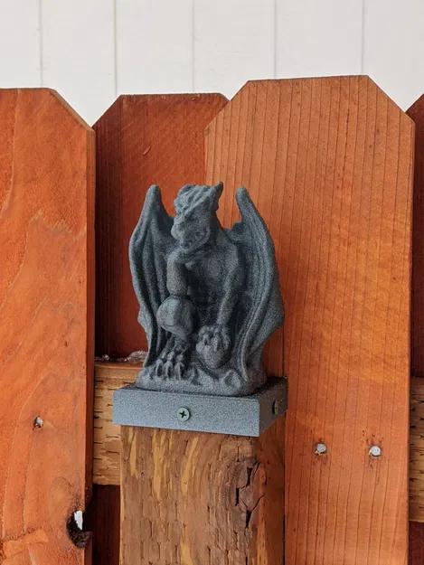 Các đầu cột hàng rào hình quái vật gargoyle - Image 4