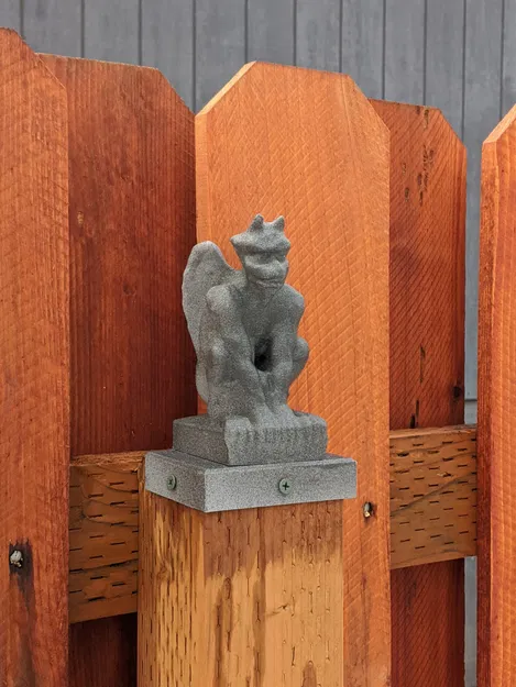 Các đầu cột hàng rào hình quái vật gargoyle - Image 5
