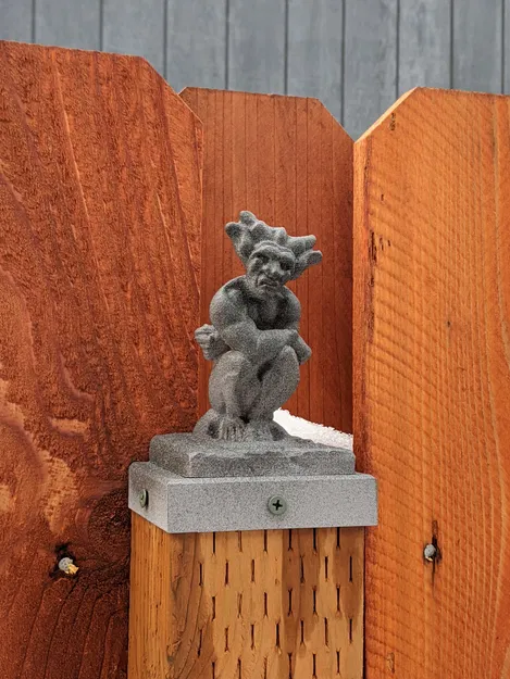 Các đầu cột hàng rào hình quái vật gargoyle - Image 10