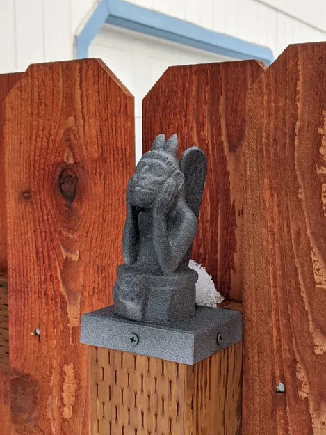Các đầu cột hàng rào hình quái vật gargoyle - Image 12
