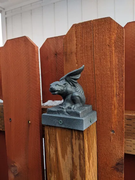 Các đầu cột hàng rào hình quái vật gargoyle - Image 14