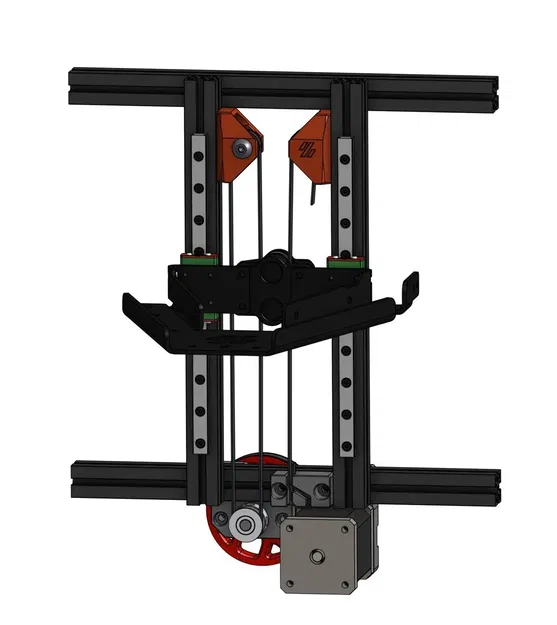Bánh xe ròng rọc di động V0.2 cho máy in 3D - Image 1