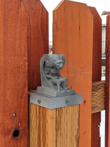 Các đầu cột hàng rào hình quái vật gargoyle - Image 21