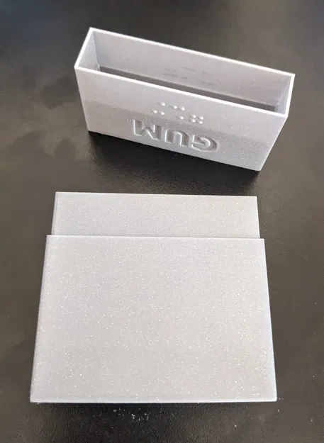 Hộp đựng kẹo cao su Wrigleys với nhãn chữ nổi - Image 2