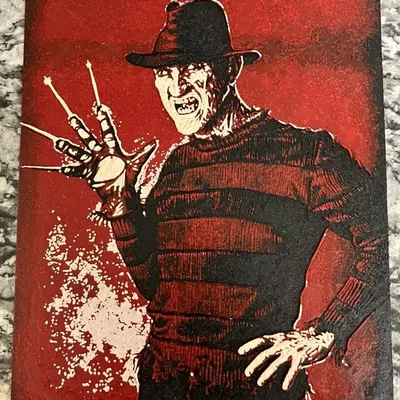 Nhân vật Freddy Krueger in 3D từ HueForge
