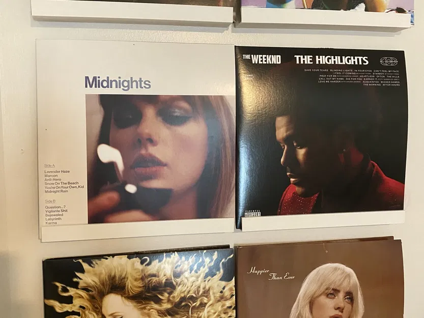 Giá đỡ đĩa nhạc áp lực tường cải tiến - Image 2