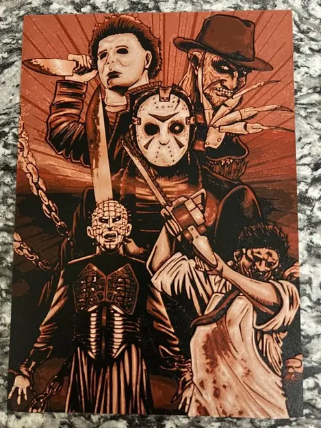 Nhân vật phim kinh dị nổi tiếng từ HueForge - Image 1