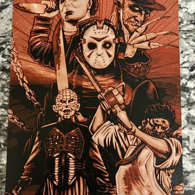 Nhân vật phim kinh dị nổi tiếng từ HueForge