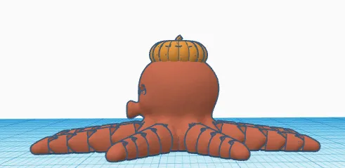 Bạch tuộc đội mũ bí ngô độc đáo - Image 3