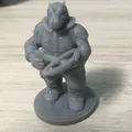 Mô hình nhân vật Hippo-folk DnD với nỏ - Thumbnail 2